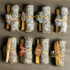Bâtonnets de sauge blanche séchée de Californie — bien-être spiritualité Boutique Achaiah