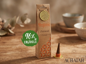 Encens patchouli cônes purification méditation Boutique Achaiah