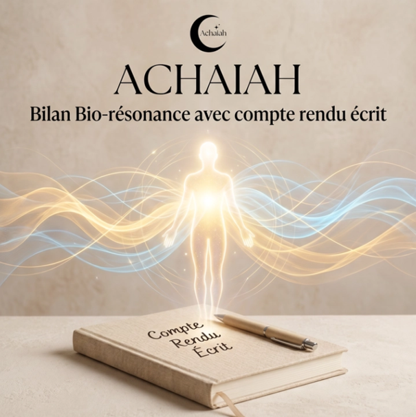 Séance Bio-résonance en ligne bien-être ACHAIAH Boutique Achaiah
