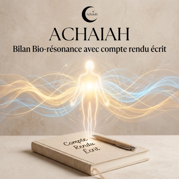 Séance Bio-résonance en ligne bien-être ACHAIAH Boutique Achaiah
