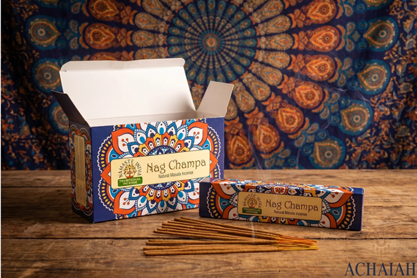 Encens Nag Champa encens purification méditation Boutique Achaiah