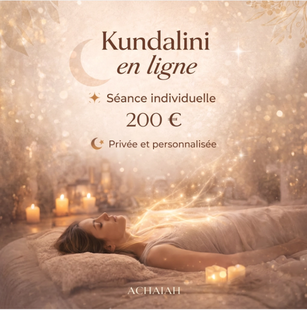 Séance Kundalini Activation en ligne bien-être ACHAIAH Boutique Achaiah