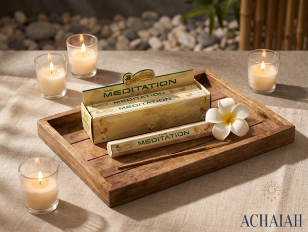 Encens patchouli bâtons purification méditation Boutique Achaiah