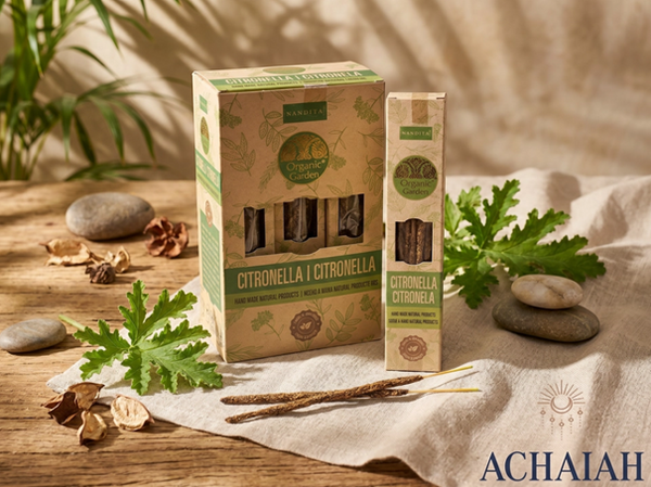 Encens citronnelle encens purification méditation Boutique Achaiah