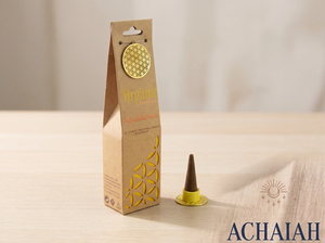 Encens bois de santal cônes purification méditation Boutique Achaiah