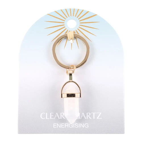 Porte-clés en pierre naturelle – Énergie et Style au Quotidien — bien-être spiritualité Boutique Achaiah