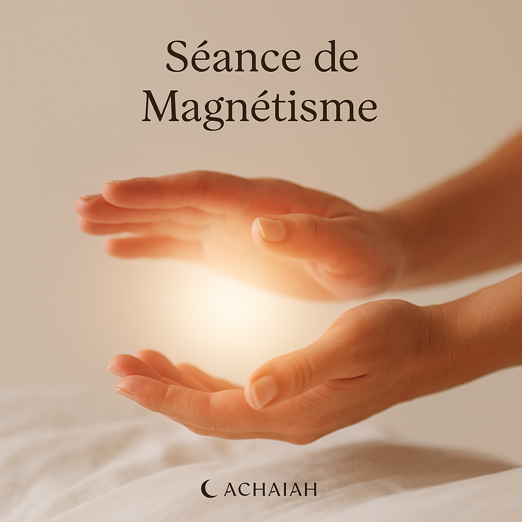 Séance Magnétisme en ligne bien-être ACHAIAH Boutique Achaiah