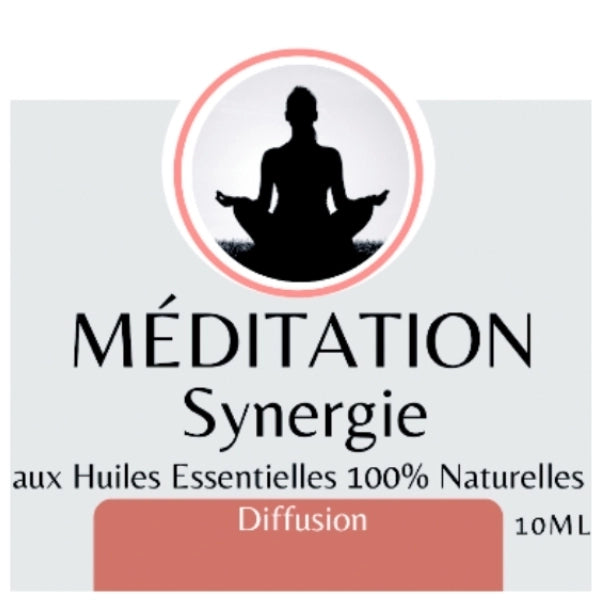 Synergie d’Huiles Essentielles Méditation - 10 ml – Harmonie & Profond bien-être spiritualité Boutique Achaiah