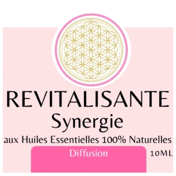 Synergie d’Huiles Essentielles Revitalisante - 10 ml – Énergie & Éveil bien-être spiritualité Boutique Achaiah
