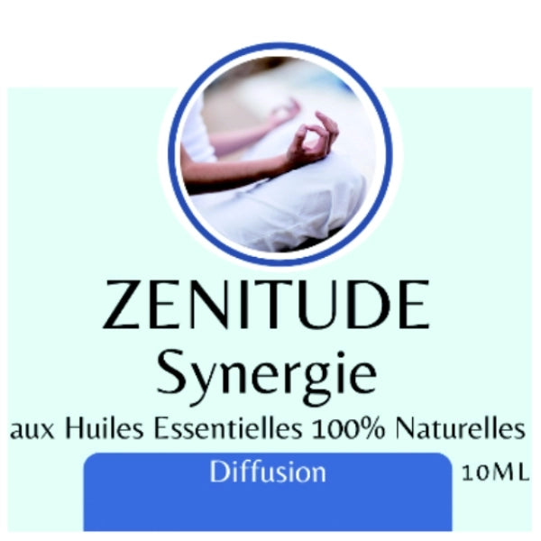 Synergie d’Huiles Essentielles Zénitude - 10ml–Calme& Harmonie Intérie bien-être spiritualité Boutique Achaiah