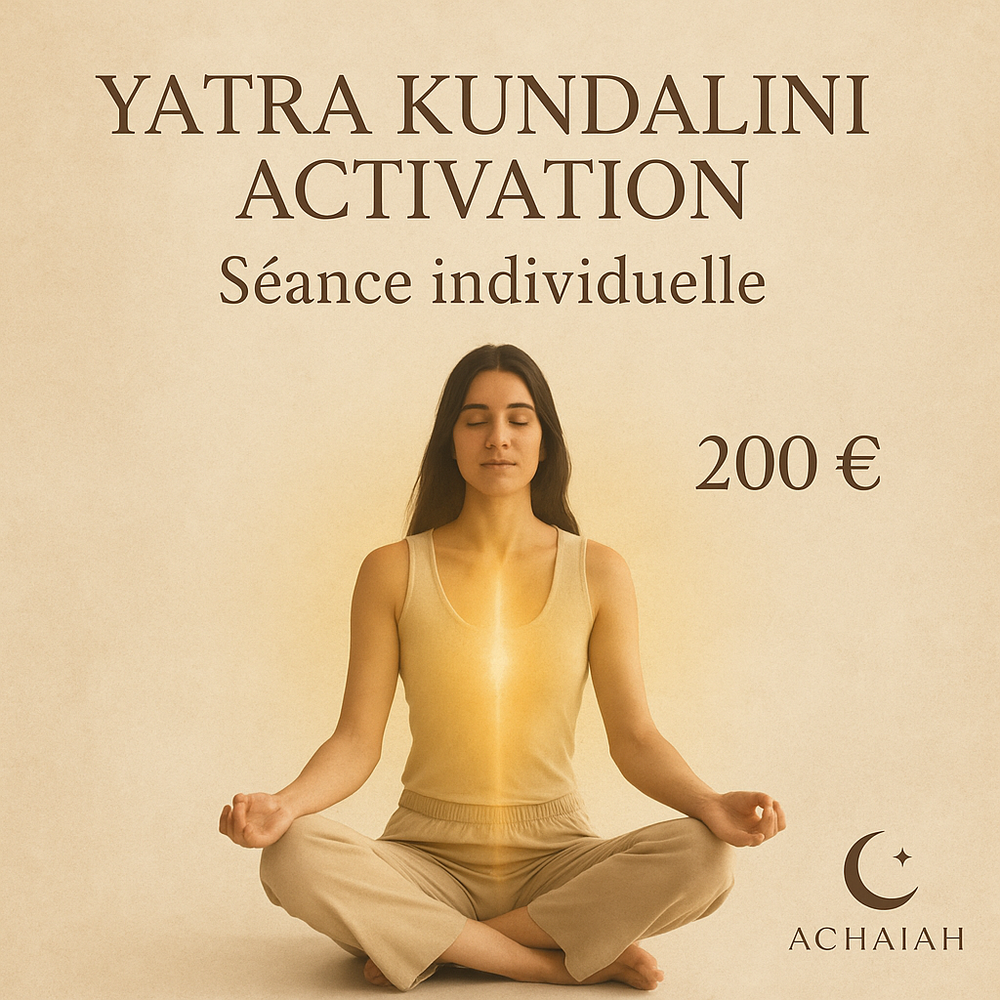 Yatra Kundalini Activation – Séance individuelle – 200 €