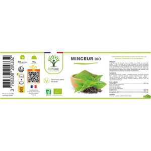 Minceur Bio - Complément alimentaire - en gélules