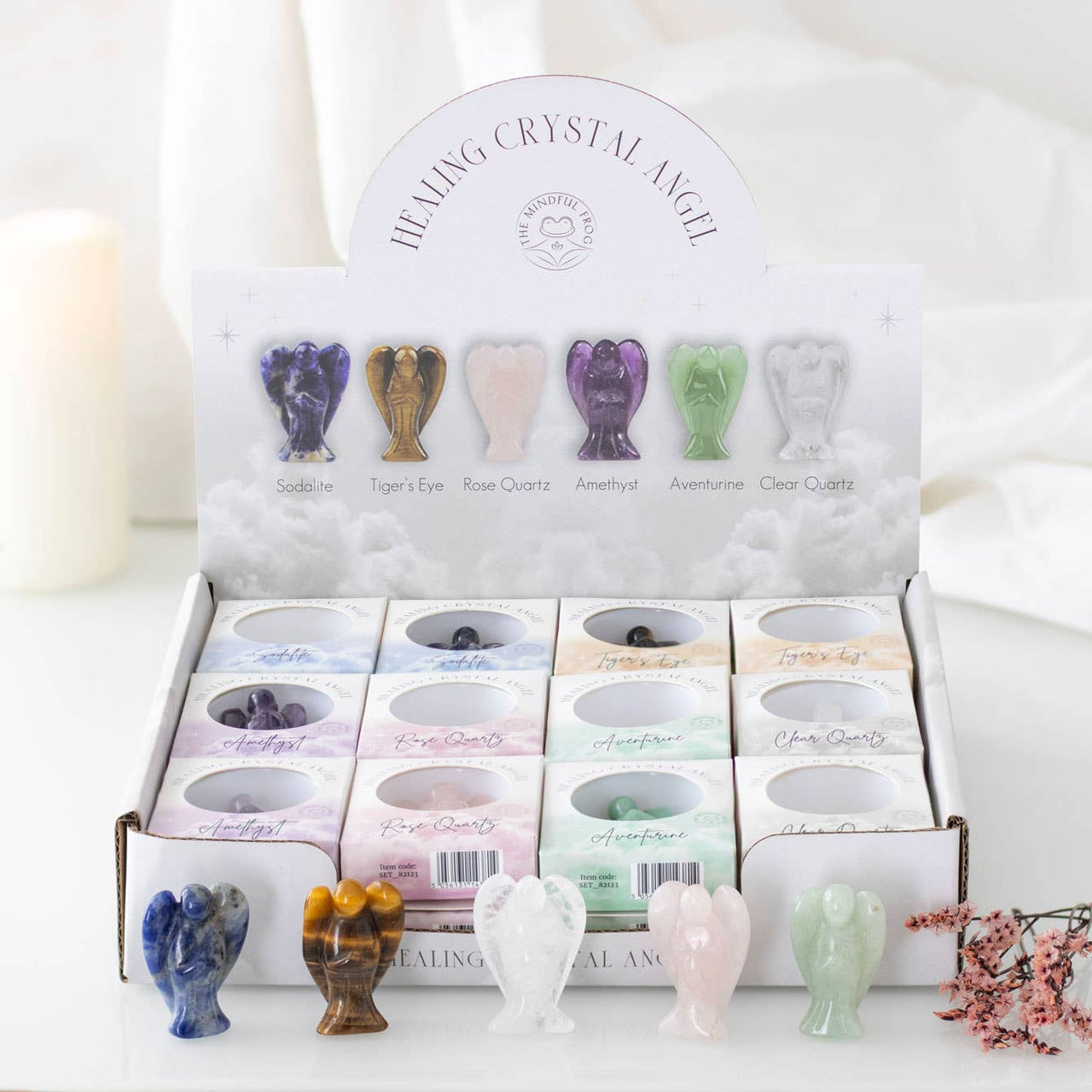 Ange Guérisseur en Cristal – Protection & Sérénité — cristal pierre naturelle lithothérapie Boutique Achaiah