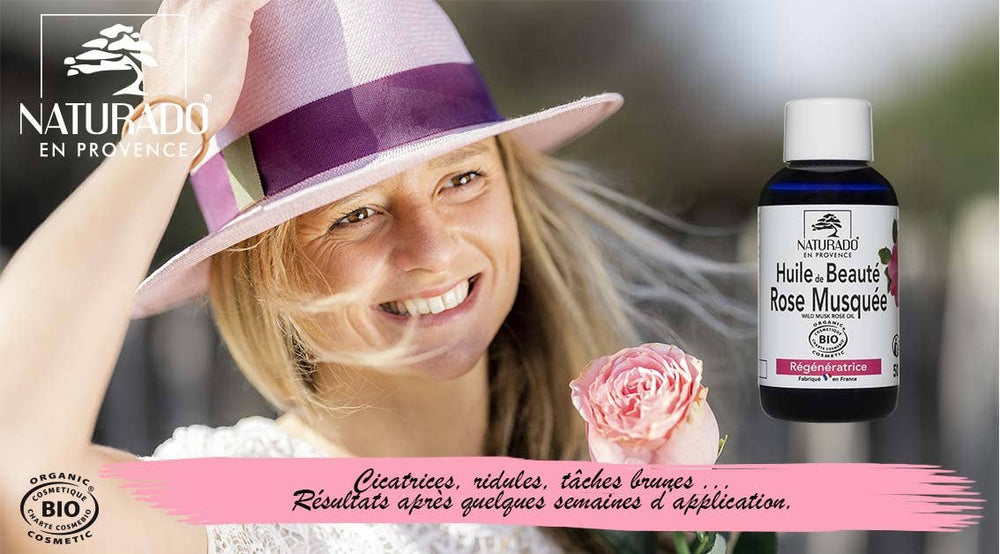 Huile essentielle Huile Végétale De Rose Musquée Du Chili Bio Ecocert bio flacon compte-goutte  Boutique Achaiah