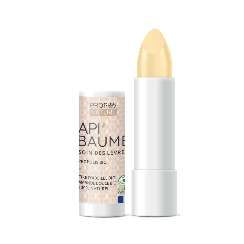 Complément alimentaire Baume à Levres Bio Api'baume  - Propolis & Cire -  naturel bio Boutique Achaiah