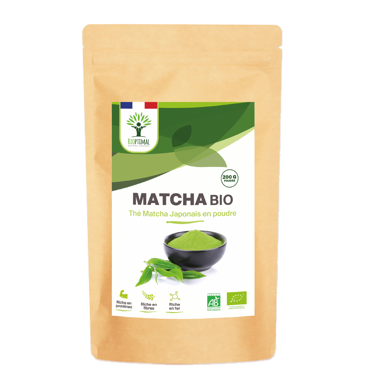 Thé Matcha Japonais Bio en Poudre - Conditionné en France — bien-être spiritualité Boutique Achaiah