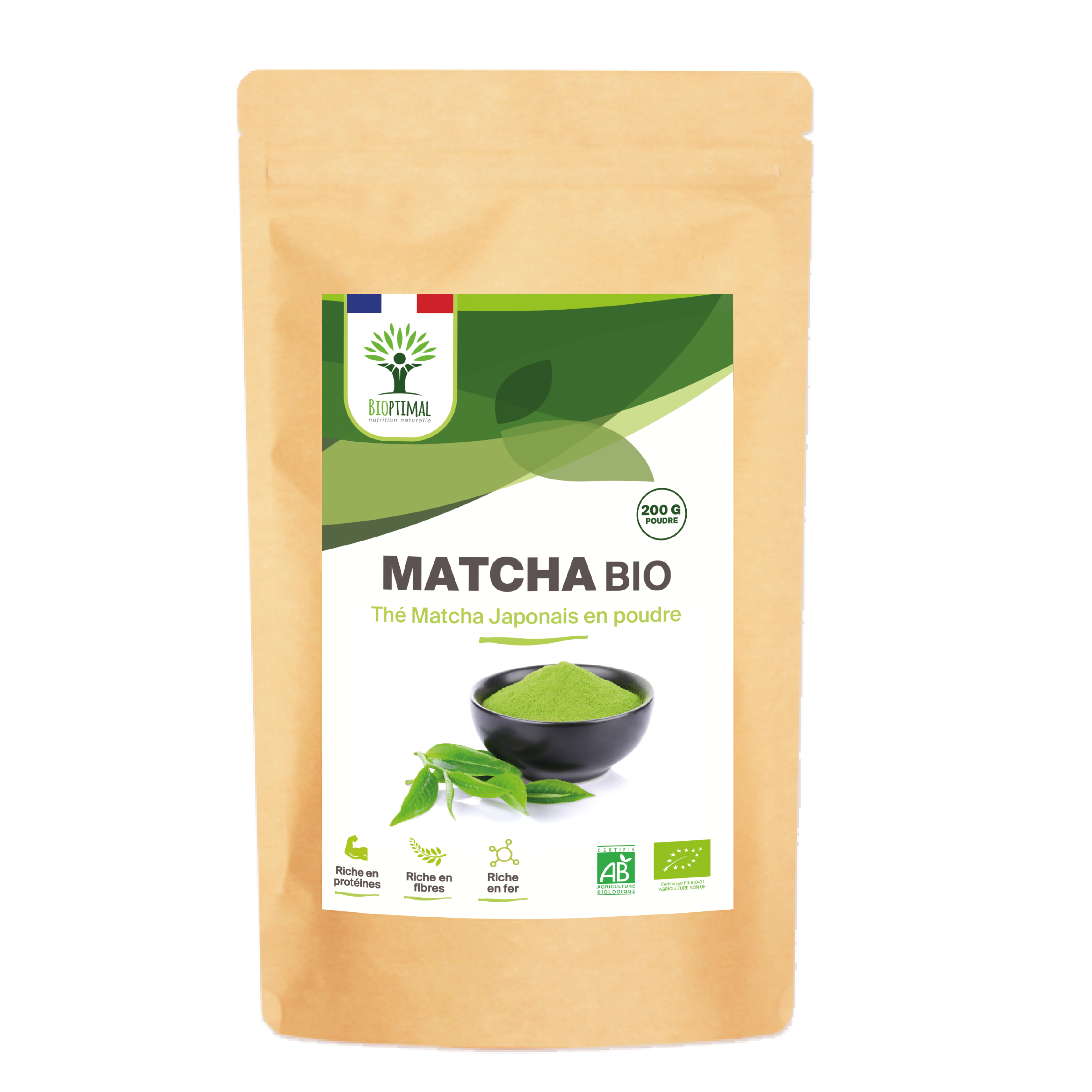 Thé Matcha Japonais Bio en Poudre - Conditionné en France — bien-être spiritualité Boutique Achaiah