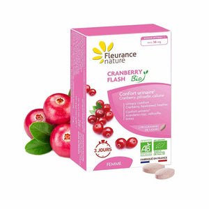 Complément alimentaire CRANBERRY FLASH BIO naturel bio Boutique Achaiah