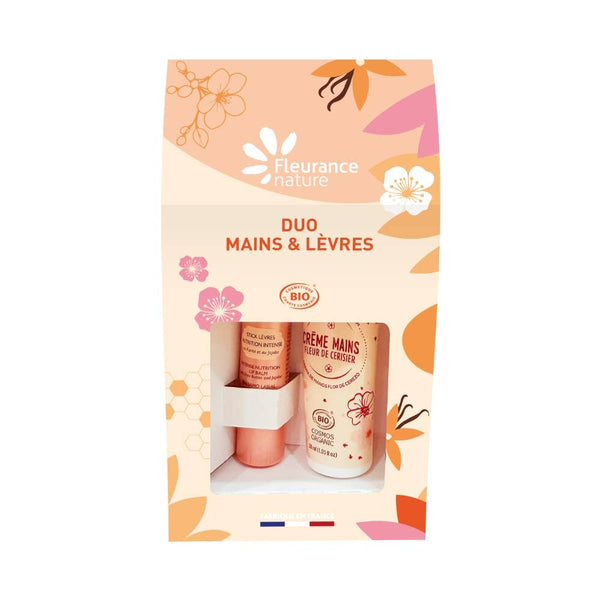 Coffret Duo Mains Lèvres fleur de cerisier - fête des mères – ACHAIAH (visuel 3)