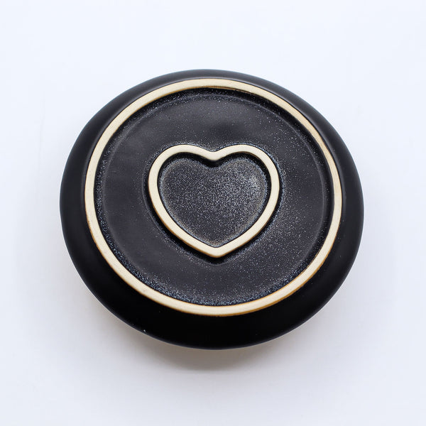 Porte Palo Santo en céramique – Mandala sable et gris