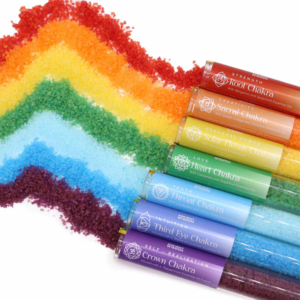 Coffret de 7 sels de bain – Chakras