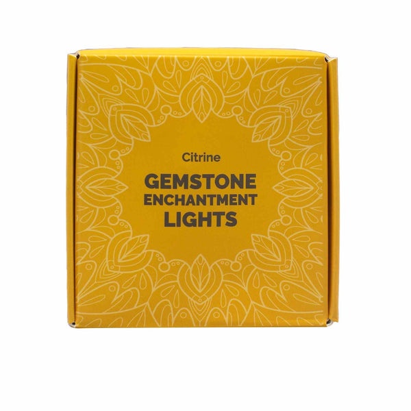 Guirlande Lumineuse de Pierres Précieuses – Citrine Fumée – ACHAIAH