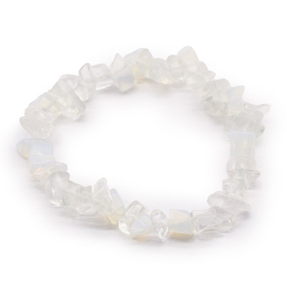 Bracelet baroque en pierres naturelles – Opalite – photo principale