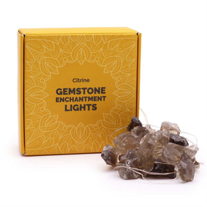Guirlande Lumineuse de Pierres Précieuses – Citrine Fumée – ACHAIAH (visuel 3)