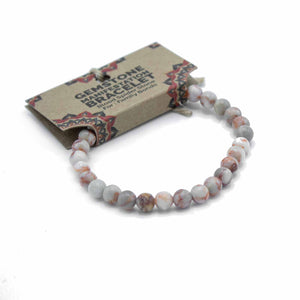 Bracelet d’intention en pierres naturelles – Pierre sang d’araignée – Liens familiaux
