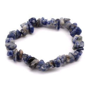 Bracelet baroque en pierres naturelles – Sodalite