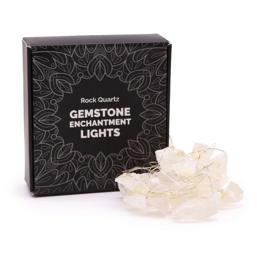 Guirlande Lumineuse de Pierres Précieuses – Quartz Roche – ACHAIAH