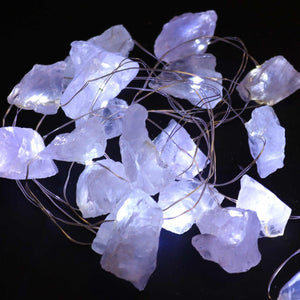 Guirlande Lumineuse de Pierres Précieuses – Quartz Roche – ACHAIAH (visuel 3)