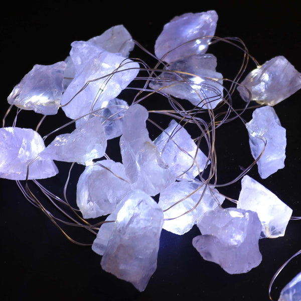 Guirlande Lumineuse de Pierres Précieuses – Quartz Roche – ACHAIAH (visuel 3)