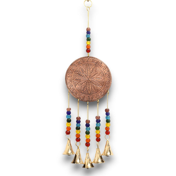 Carillon indien Arbre de Vie et 7 chakras – 5 clochettes