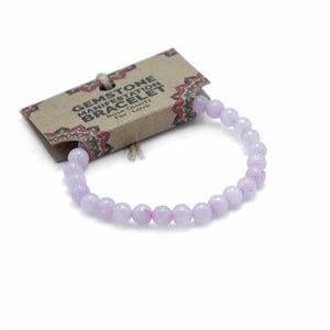 Bracelet d’intention en pierres naturelles – Quartz rose – Amour et douceur