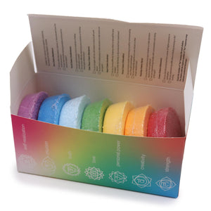 Coffret de galets de bain – Harmonie des chakras