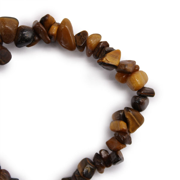 Bracelet baroque en pierres naturelles – Œil-de-tigre