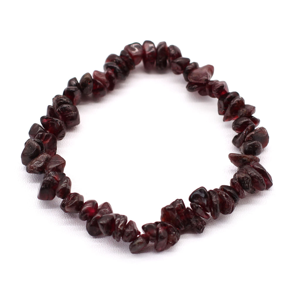 Bracelet baroque en pierres naturelles – Grenat – photo principale