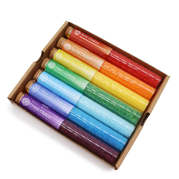 Coffret de 7 sels de bain – Chakras