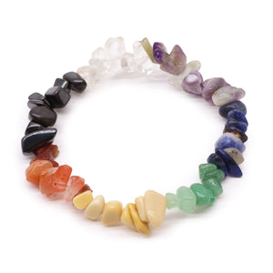 Bracelet baroque en pierres naturelles – 7 chakras