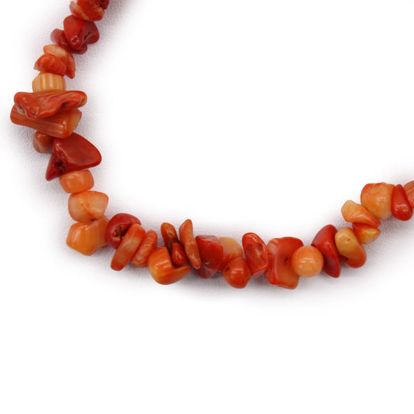 Bracelet baroque en pierres naturelles – Jaspe orange