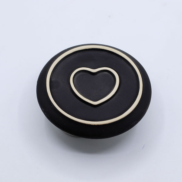 Porte Palo Santo en céramique – Mandala sable et gris