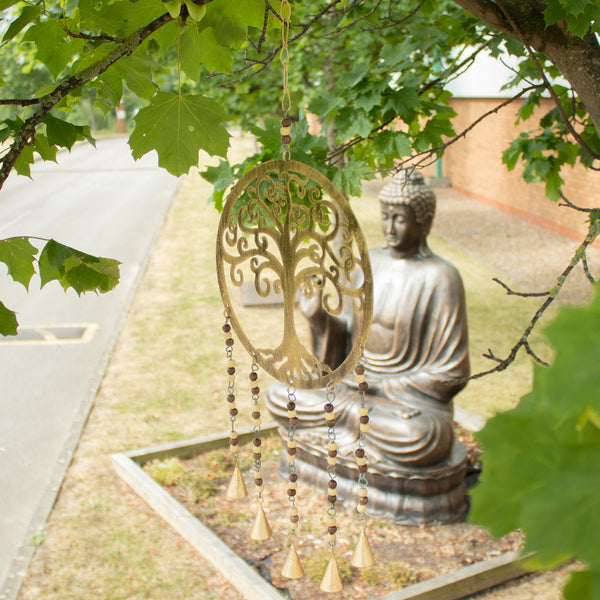 Indian Chimes - Lrg Tree of Life Bell Chimes - 25cm