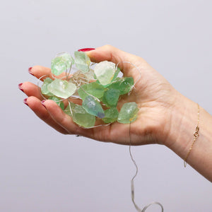 Guirlande Lumineuse de Pierres Précieuses – Jade de Cristal – ACHAIAH (visuel 2)