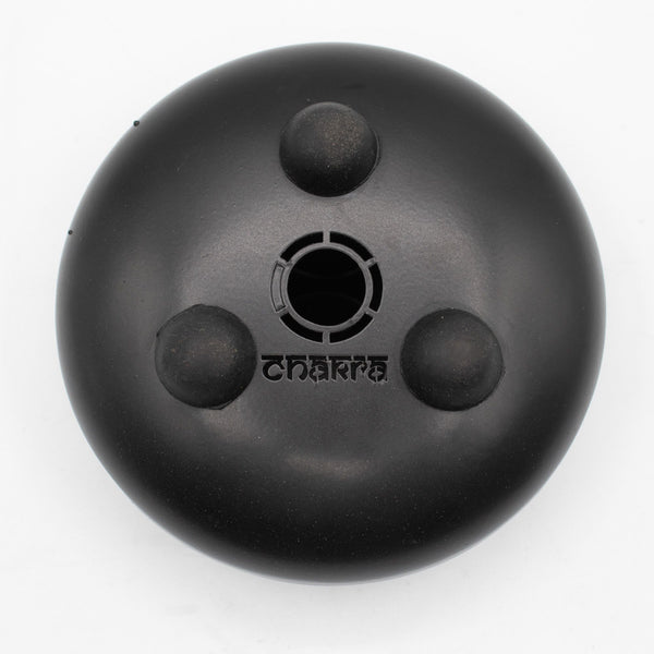 Tongue drum noir 7 chakras – 14 × 7 cm