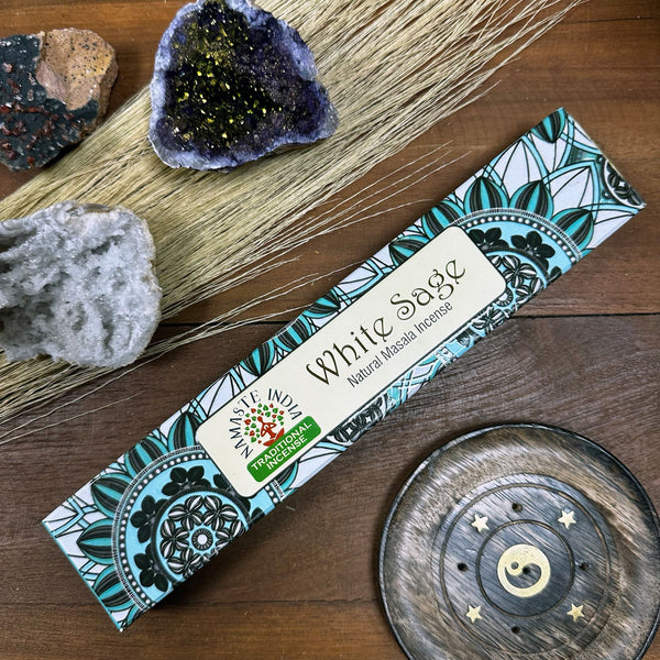 Encens Namaste Mandala Masala – Sauge Blanche