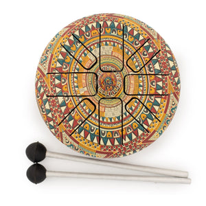 Petit tongue drum Om Mandala – 13 × 9 cm
