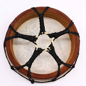 Tambour chamanique 7 chakras avec mailloche – 25 cm