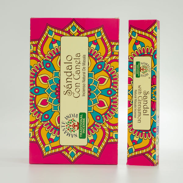 Encens Namaste Mandala Masala – Bois de Santal & Cannelle