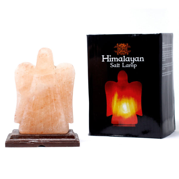 Lampe de sel en forme d’ange – 3 × 5 × 7 pouces